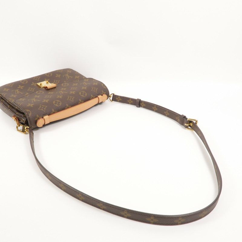 LOUIS VUITTON Monogram Pochette Metis MM金扣手挽肩背兩用袋-7