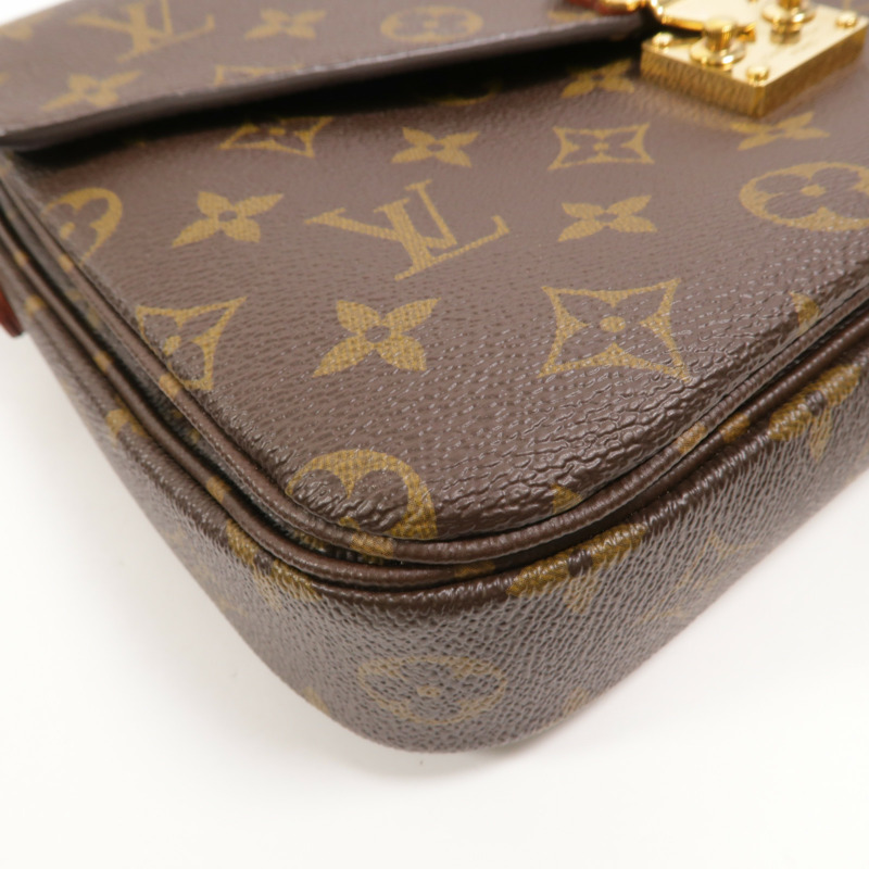LOUIS VUITTON Monogram Pochette Metis MM金扣手挽肩背兩用袋-11
