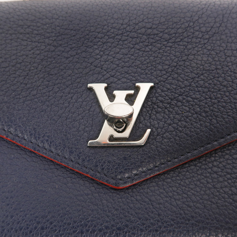 LOUIS VUITTON 牛皮皮革MyLockMe鏈帶肩背袋-8