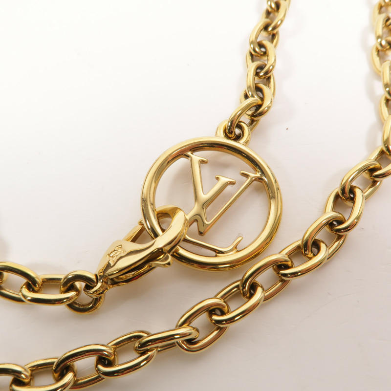 LOUIS VUITTON Monogram Wallet On Chain Lily鏈帶肩背袋-8