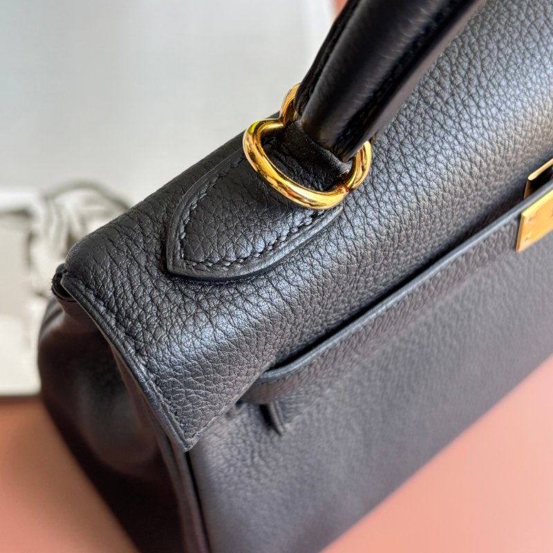 U刻 ::HERMES:: 89 Noir 黑金 Kelly 25 手提包 斜背包 側背包 愛馬仕凱莉包-4