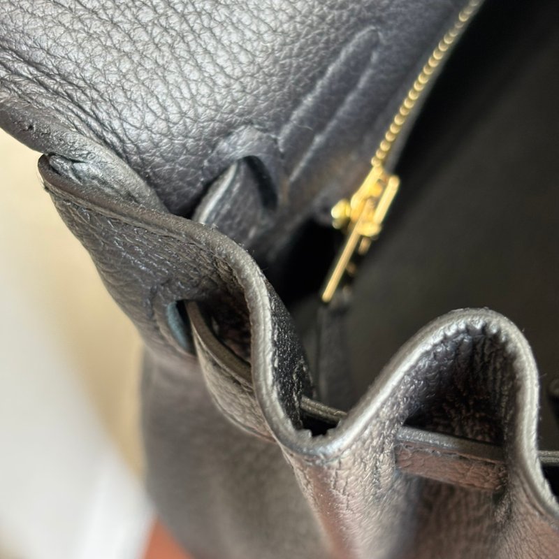 U刻 ::HERMES:: 89 Noir 黑金 Kelly 25 手提包 斜背包 側背包 愛馬仕凱莉包-18