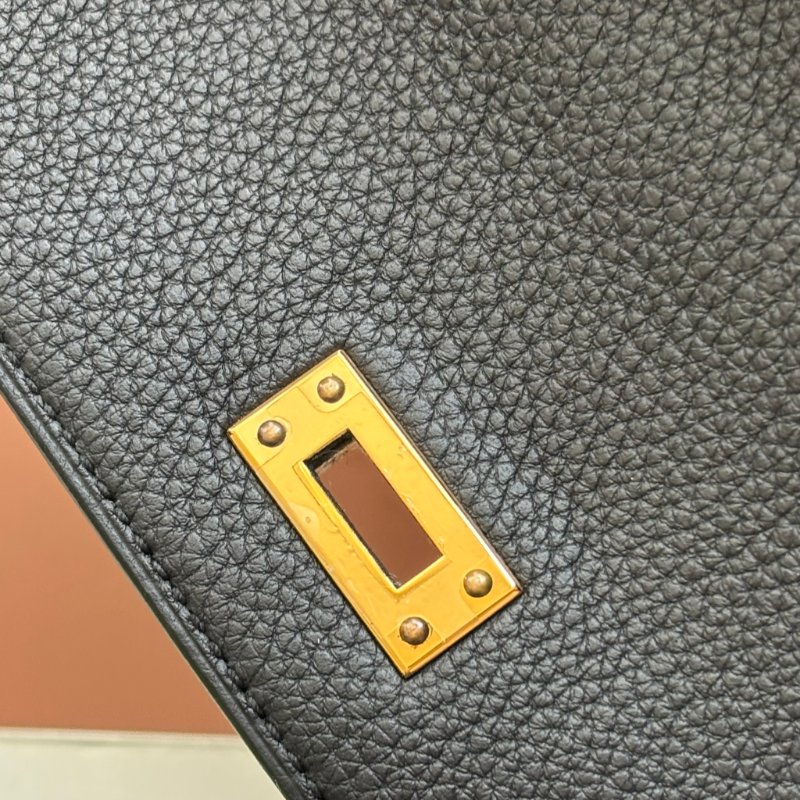 U刻 ::HERMES:: 89 Noir 黑金 Kelly 25 手提包 斜背包 側背包 愛馬仕凱莉包-22