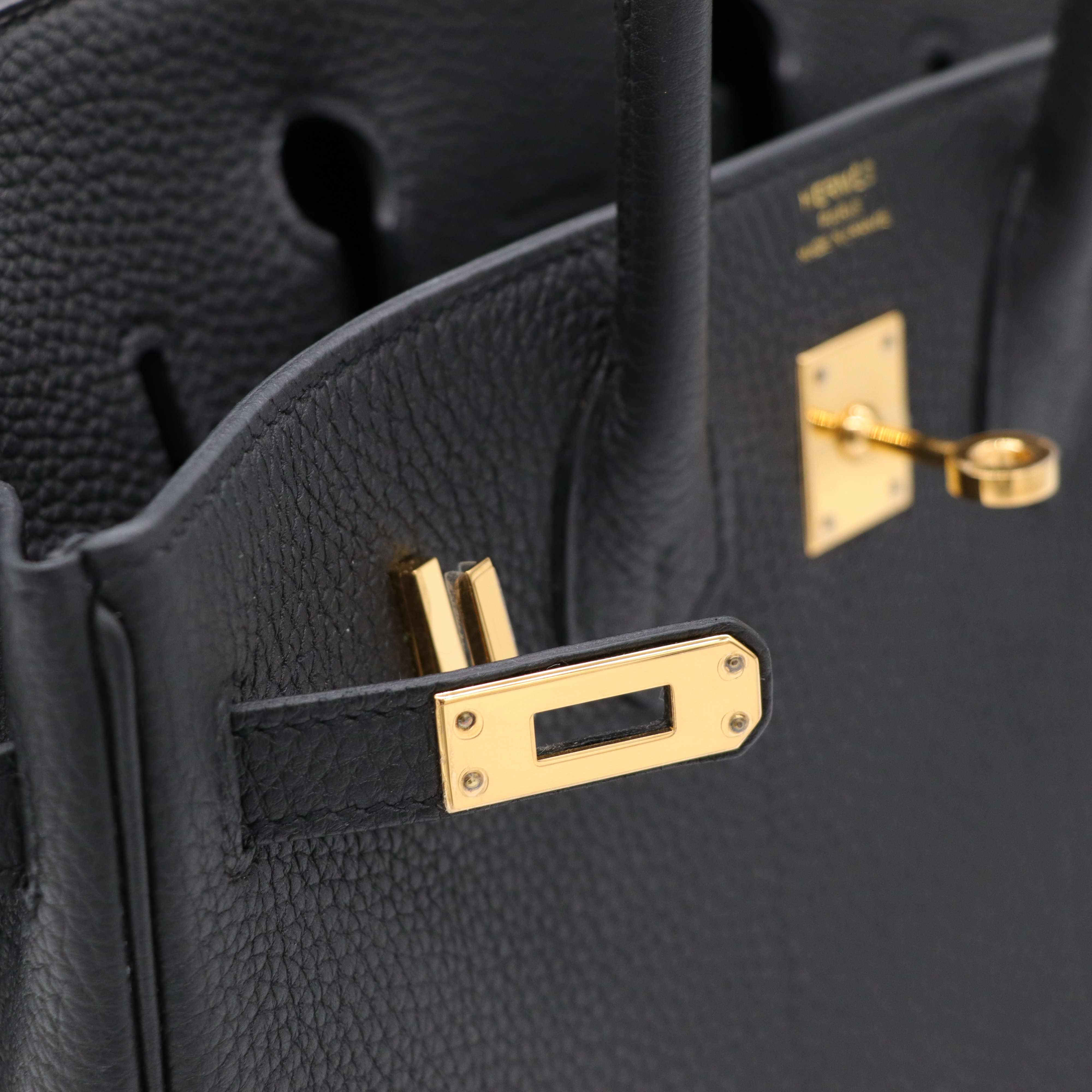 Hermès 愛馬仕 Birkin 25 BK25 Togo 牛皮 手提包 鉑金包 C 刻-12