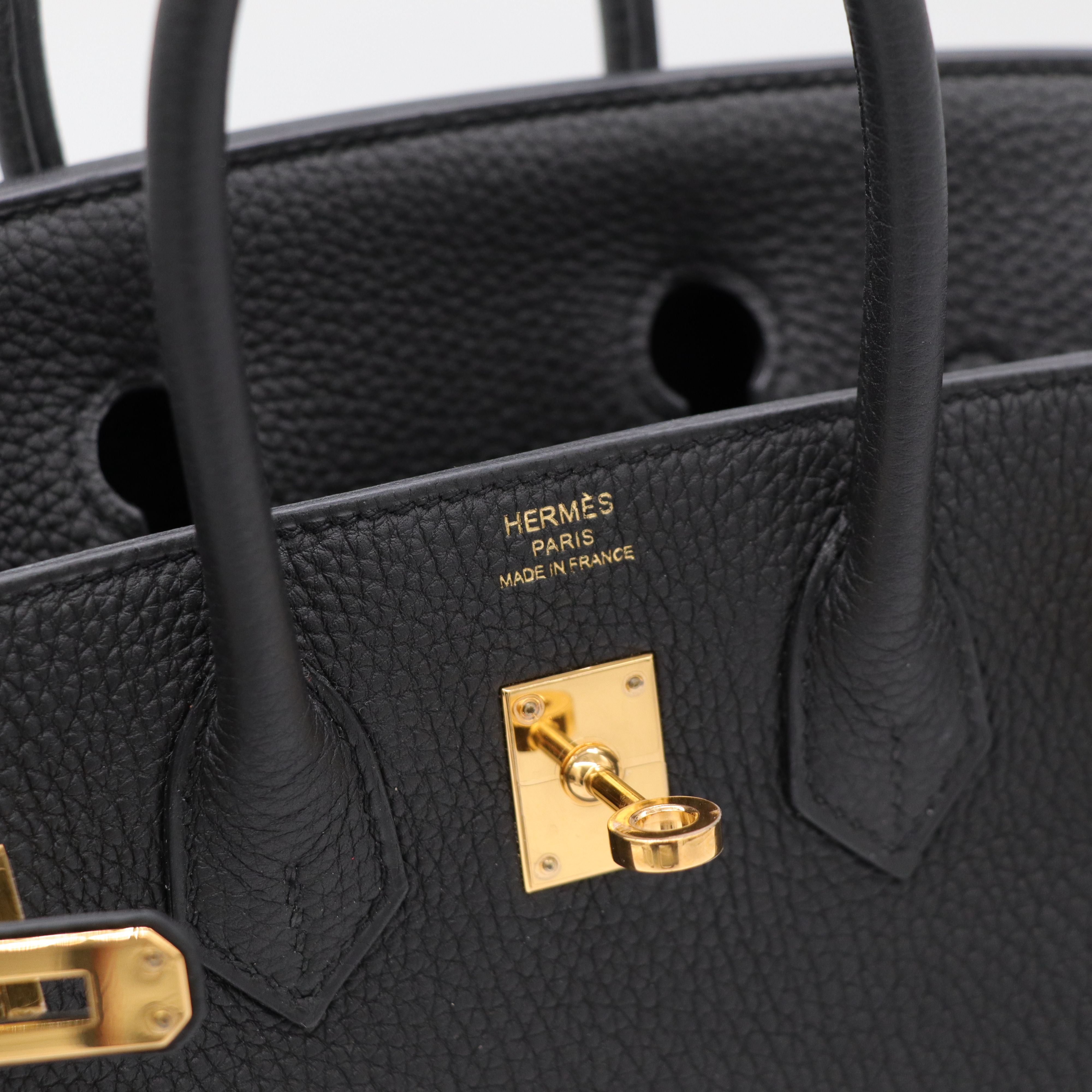 Hermès 愛馬仕 Birkin 25 BK25 Togo 牛皮 手提包 鉑金包 C 刻-13
