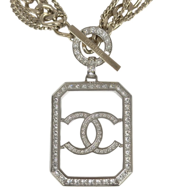 CHANEL CC 水鑽 頸鏈-2