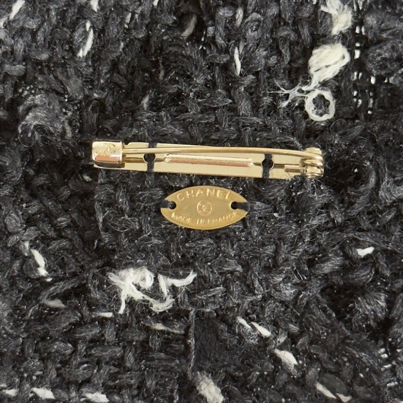 CHANEL 中古 山茶花 胸針-9