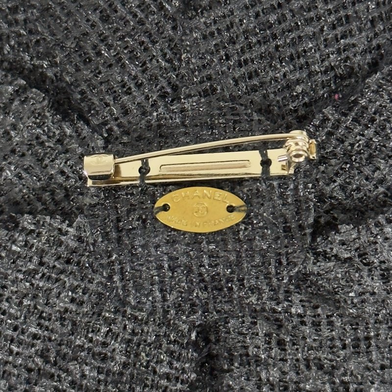 CHANEL 中古 山茶花 胸針-9