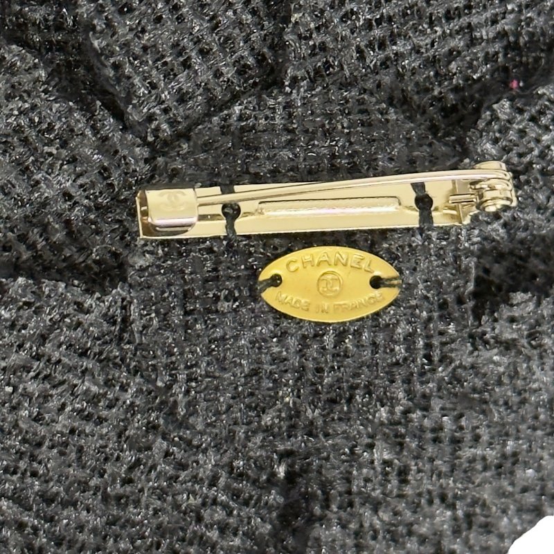 CHANEL 中古 山茶花 胸針-10