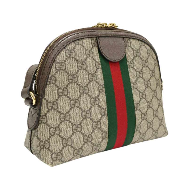 棕色 GG帆布 Ophidia 肩背包【GUCCI 古馳】 499621-1