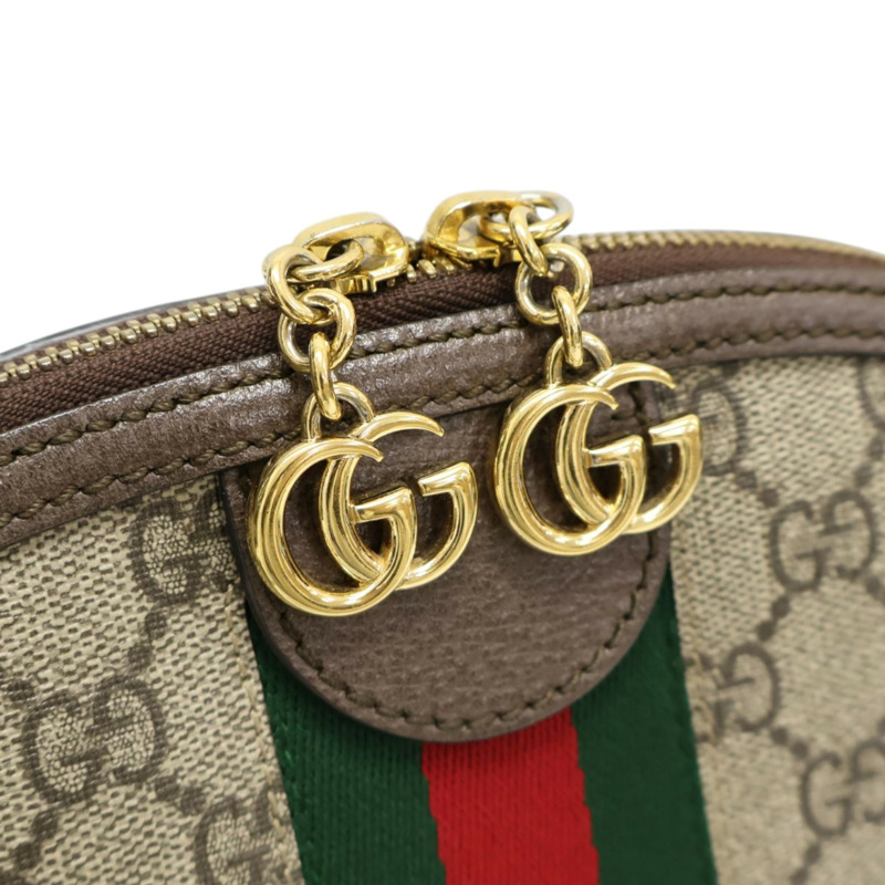 棕色 GG帆布 Ophidia 肩背包【GUCCI 古馳】 499621-7