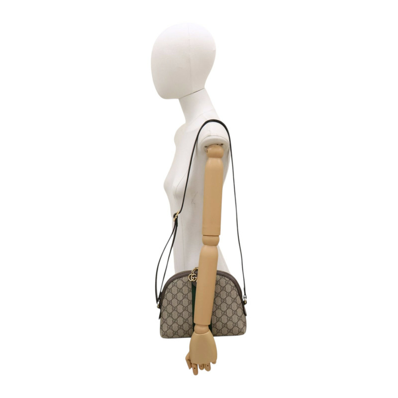 棕色 GG帆布 Ophidia 肩背包【GUCCI 古馳】 499621-8