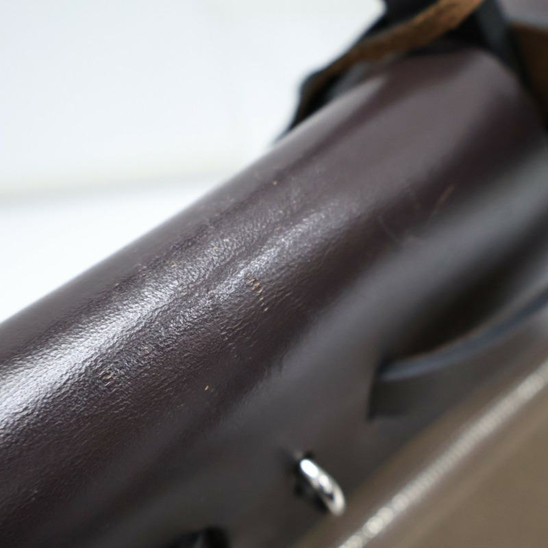 卡其色帆布 棕色牛皮 Herbag Zip 31 肩背包 D刻【HERMES 愛馬仕】 H079092CK-13