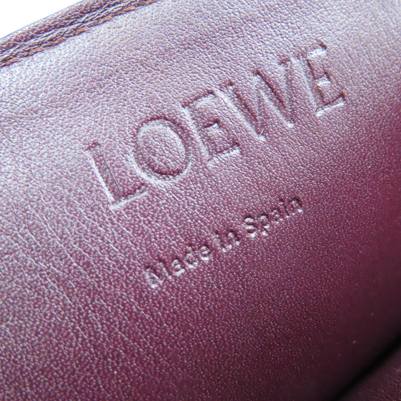 紅/黑色 牛皮 Gate Double Zip Pouch 肩背包 113.54.Z43【LOEWE 羅威】 113.54.Z43-5