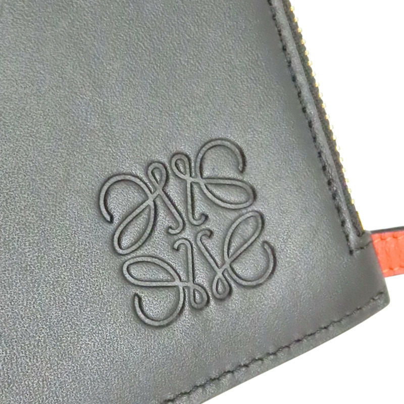 紅/黑色 牛皮 Gate Double Zip Pouch 肩背包 113.54.Z43【LOEWE 羅威】 113.54.Z43-7