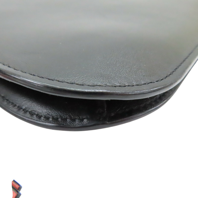 紅/黑色 牛皮 Gate Double Zip Pouch 肩背包 113.54.Z43【LOEWE 羅威】 113.54.Z43-9