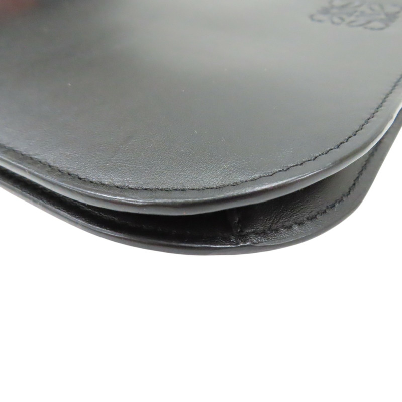 紅/黑色 牛皮 Gate Double Zip Pouch 肩背包 113.54.Z43【LOEWE 羅威】 113.54.Z43-10