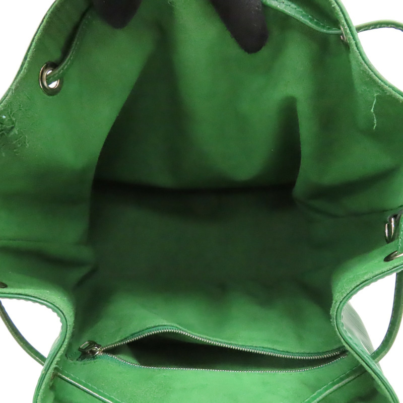 綠色 EPI 水波紋 牛皮 Petit Noe MM 肩背包【LOUIS VUITTON LV 路易威登】 M44104-2