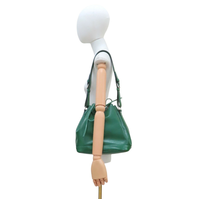 綠色 EPI 水波紋 牛皮 Petit Noe MM 肩背包【LOUIS VUITTON LV 路易威登】 M44104-6