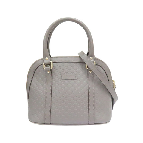 灰色 壓紋牛皮 Guccissima 兩用包 449654【GUCCI 古馳】 449654