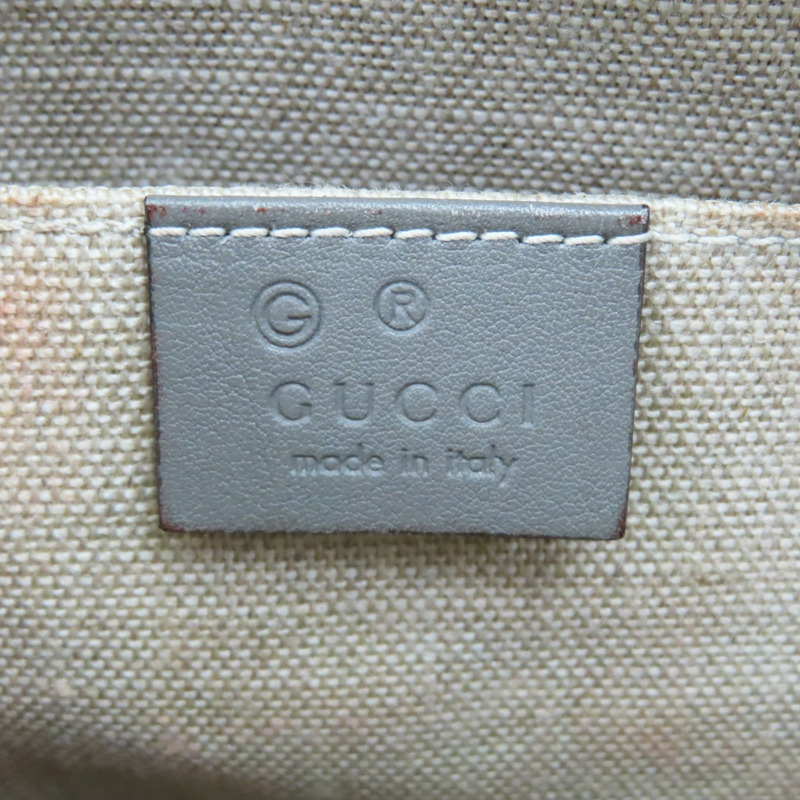灰色 壓紋牛皮 Guccissima 兩用包 449654【GUCCI 古馳】 449654-5