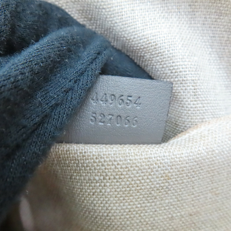 灰色 壓紋牛皮 Guccissima 兩用包 449654【GUCCI 古馳】 449654-6