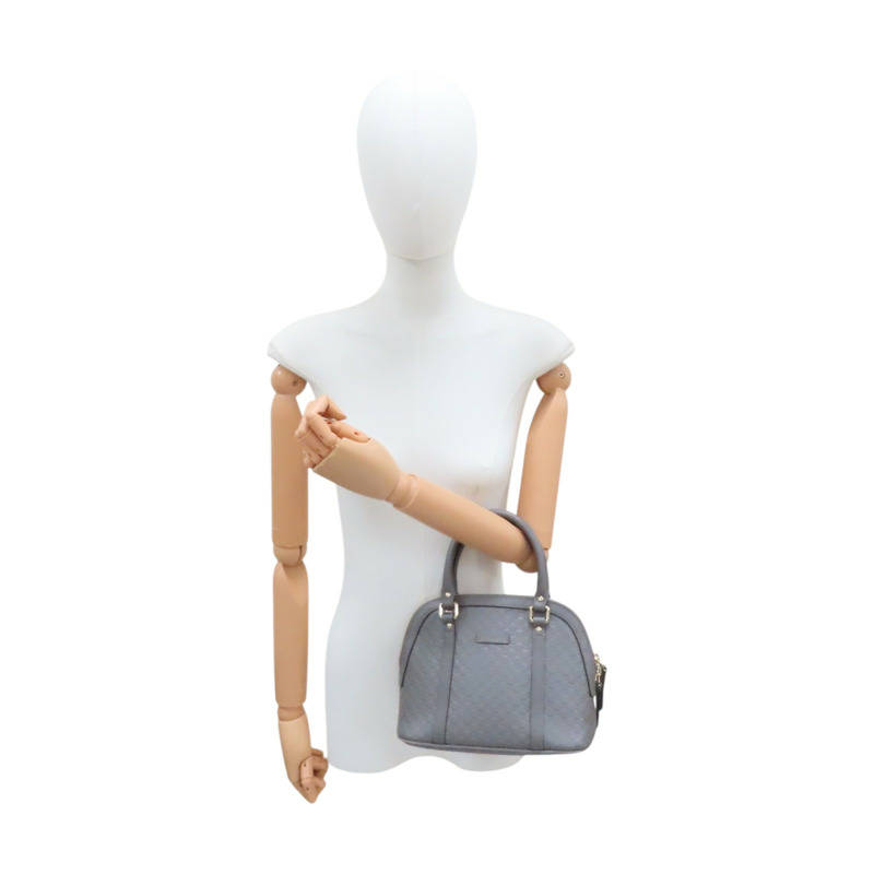 灰色 壓紋牛皮 Guccissima 兩用包 449654【GUCCI 古馳】 449654-8
