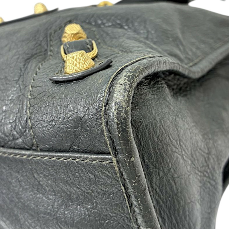 灰色 羊皮 Giant City 肩背包【Balenciaga 巴黎世家】 281770-11