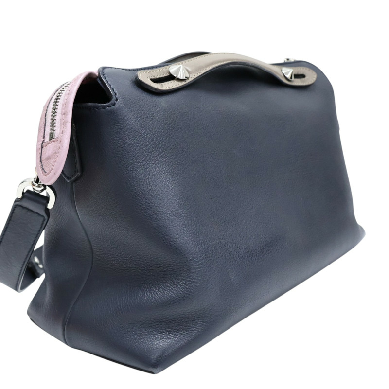 藍/灰/粉色 牛皮 By The Way 肩背包【FENDI 芬迪】 8BL125-1