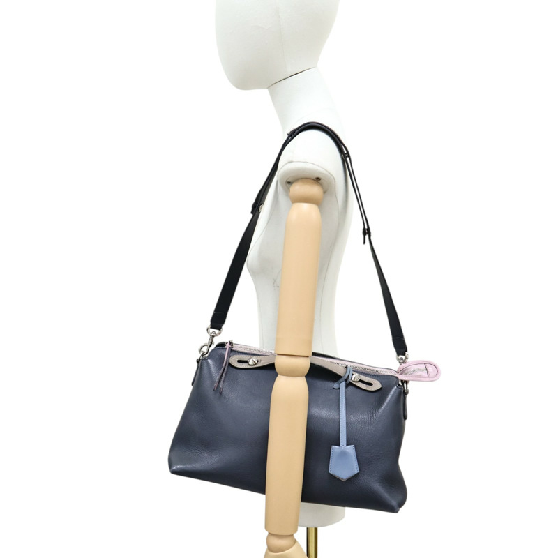 藍/灰/粉色 牛皮 By The Way 肩背包【FENDI 芬迪】 8BL125-6