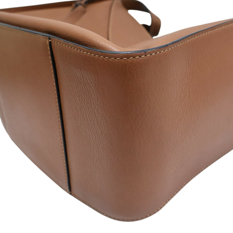 棕色 牛皮 吊床包 肩背包【LOEWE 羅威】-7
