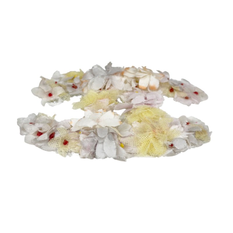 CHANEL 中古 CC 花卉 胸針-5