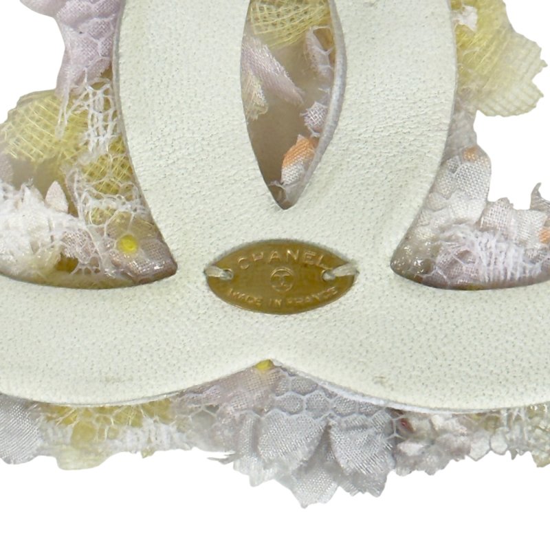 CHANEL 中古 CC 花卉 胸針-8