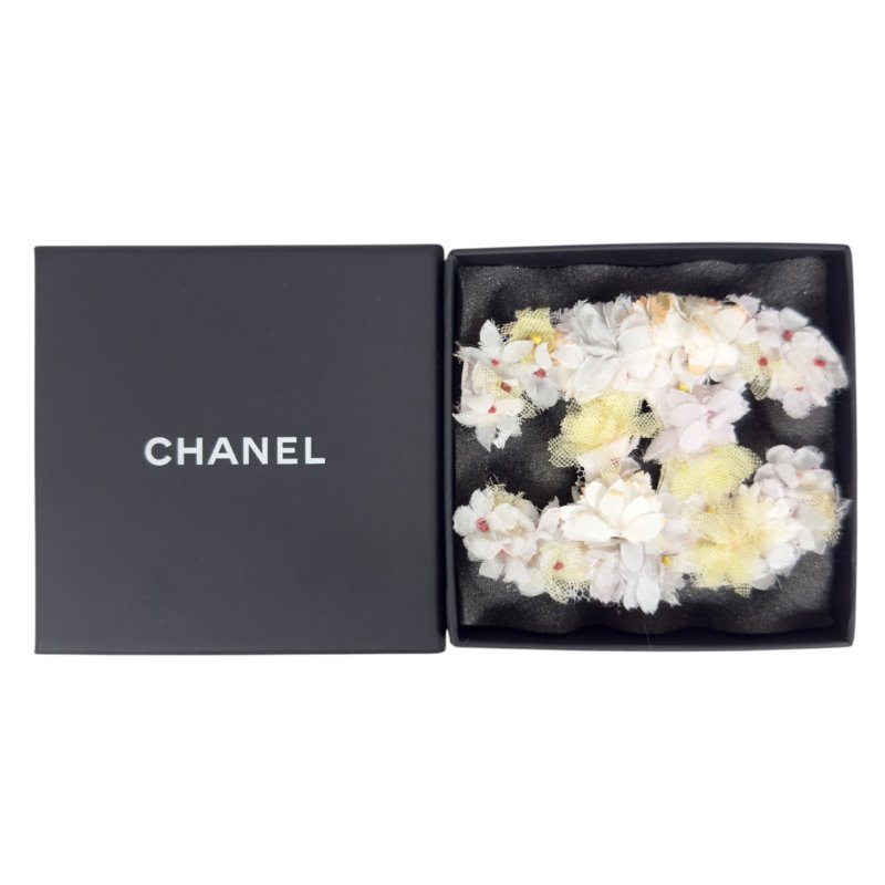 CHANEL 中古 CC 花卉 胸針-10