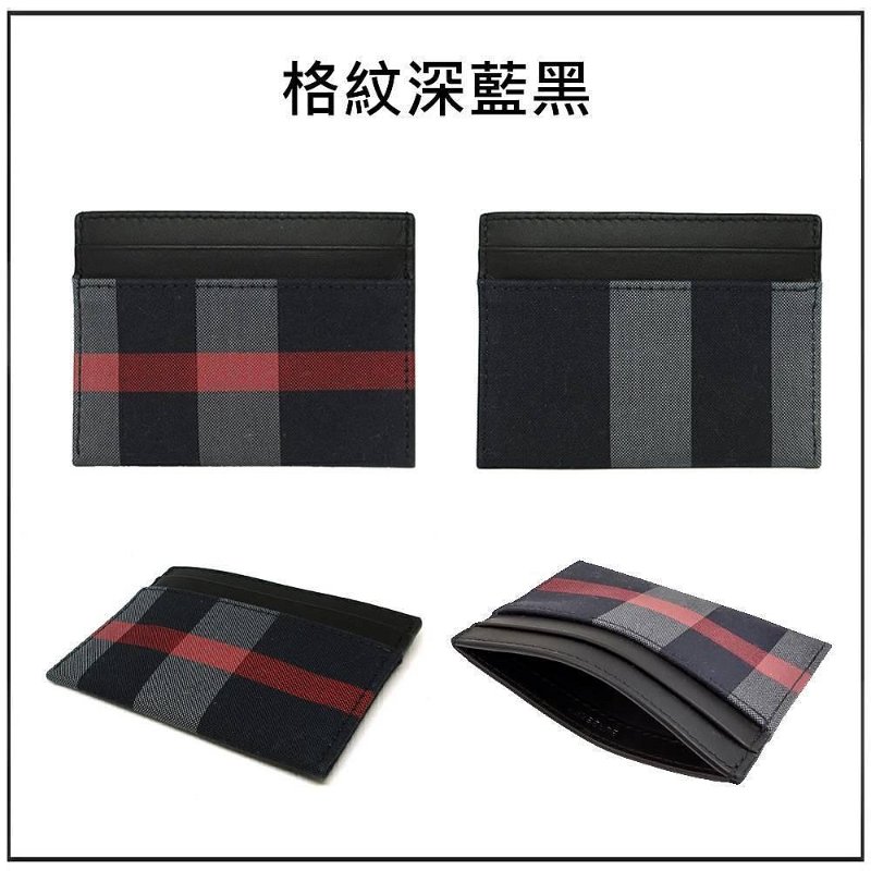 💎Han's house精品服飾💎BURBERRY 格紋 卡包 卡夾 名片夾-1