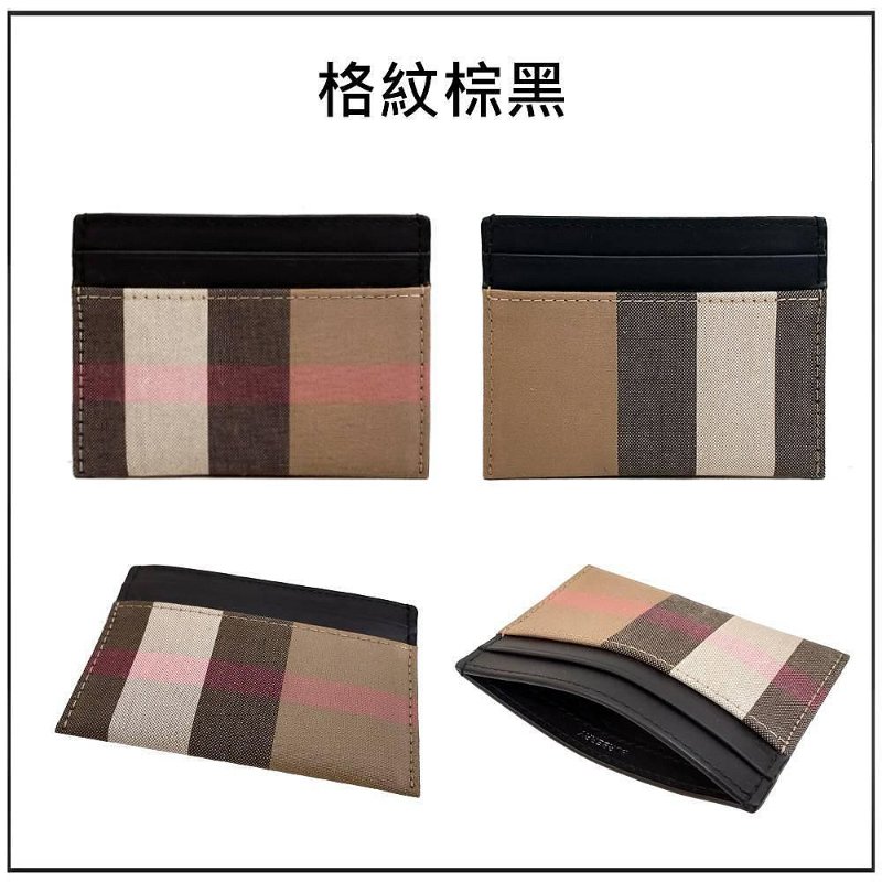💎Han's house精品服飾💎BURBERRY 格紋 卡包 卡夾 名片夾-2