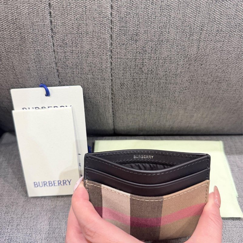 💎Han's house精品服飾💎BURBERRY 格紋 卡包 卡夾 名片夾-3