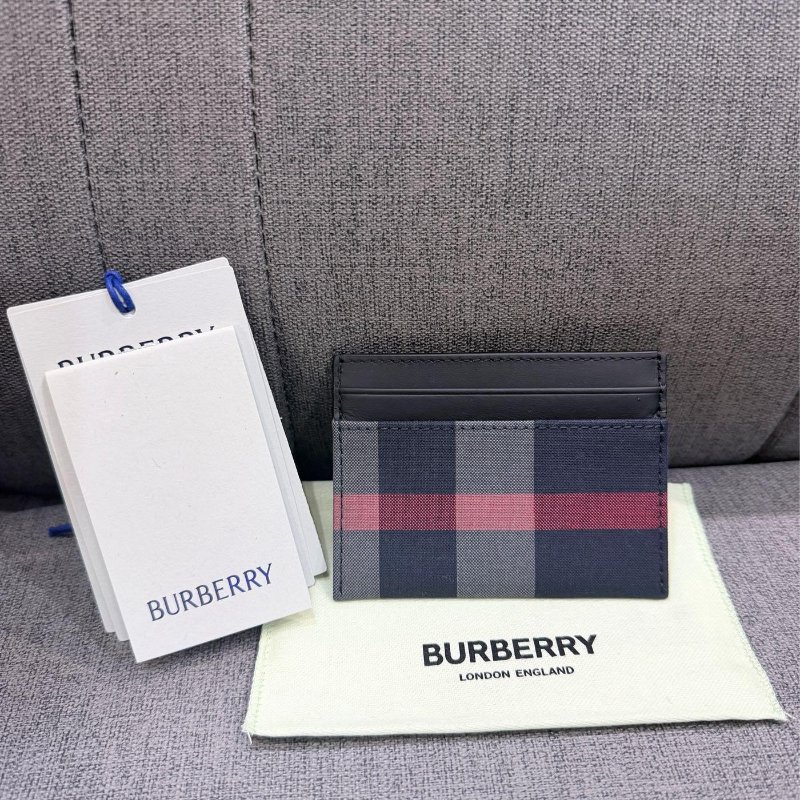 💎Han's house精品服飾💎BURBERRY 格紋 卡包 卡夾 名片夾-0