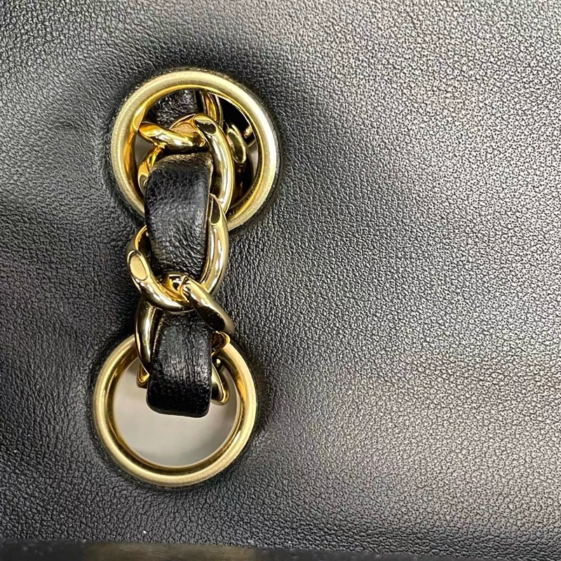 香奈兒雙層口蓋包Chanel Classic flap25 medium-11