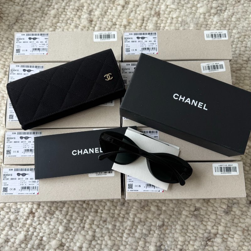 Chanel💗王一博同款太陽眼鏡 紫色字 CH5416 c1711s4 全新全配-3