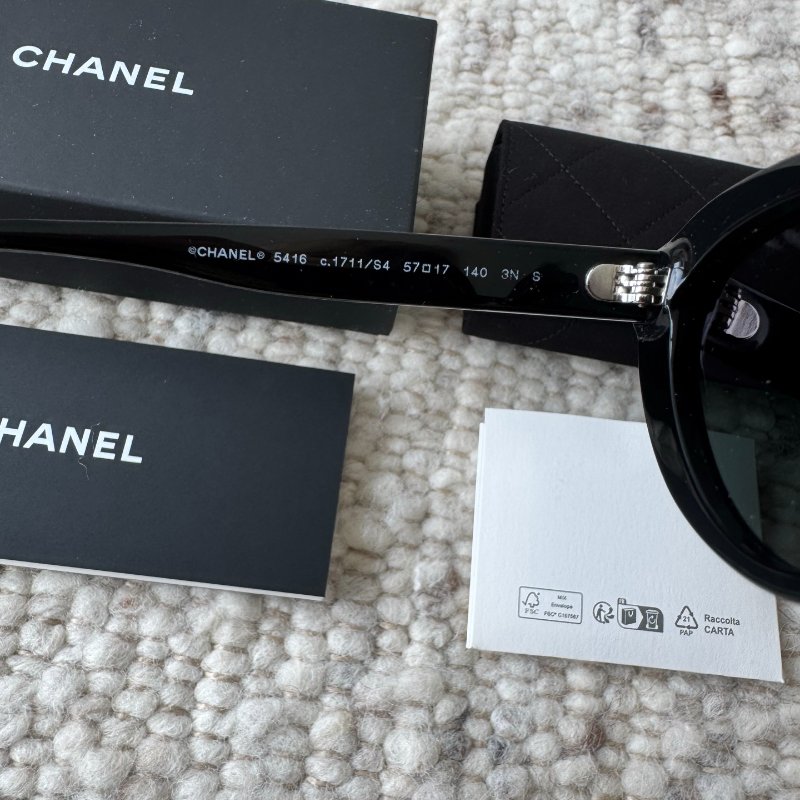 Chanel💗王一博同款太陽眼鏡 紫色字 CH5416 c1711s4 全新全配-5