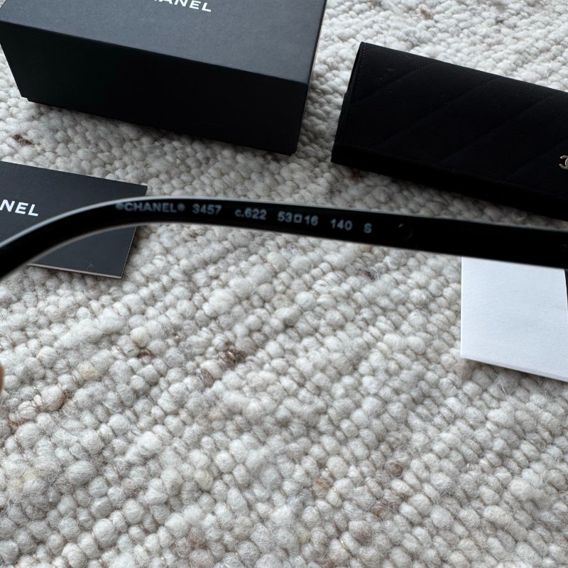 CHANEL CH3457平光眼鏡 全新全配-4
