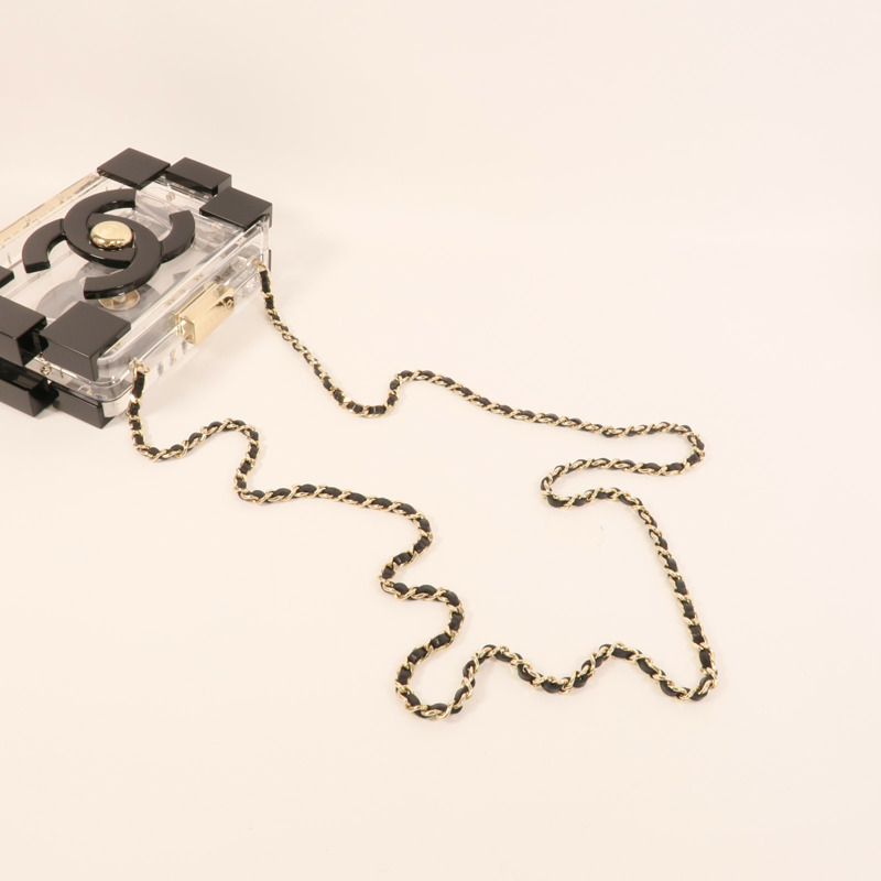 CHANEL PVC Boy Brick Lego Clutch肩背袋-5