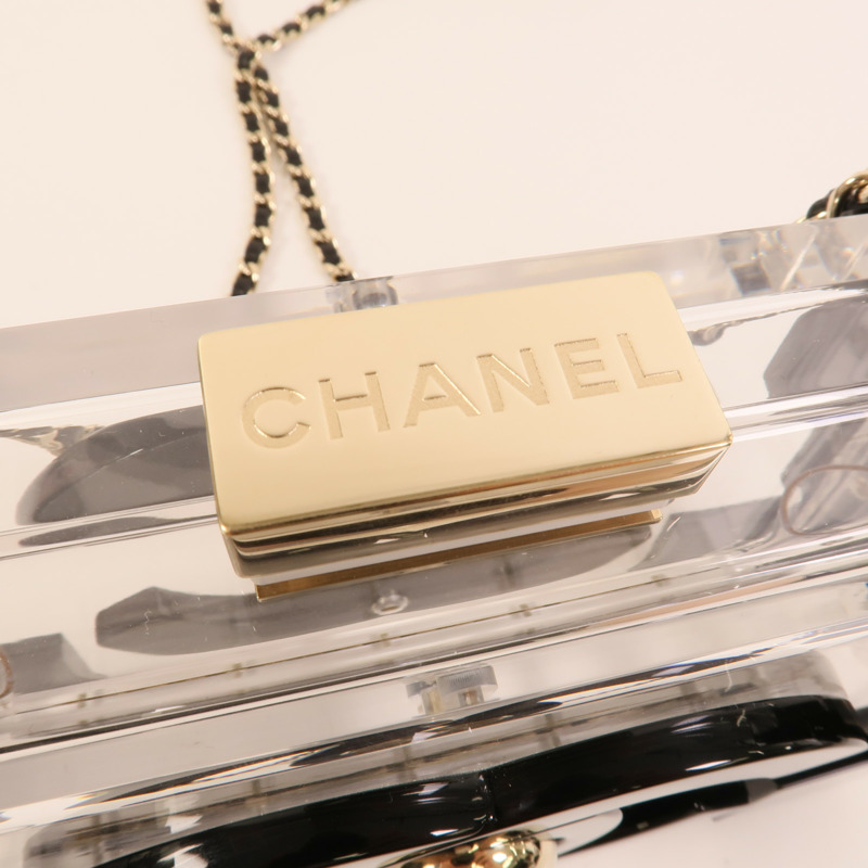 CHANEL PVC Boy Brick Lego Clutch肩背袋-7