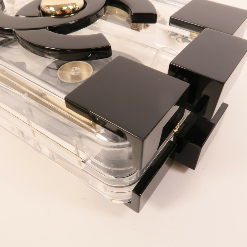 CHANEL PVC Boy Brick Lego Clutch肩背袋-10