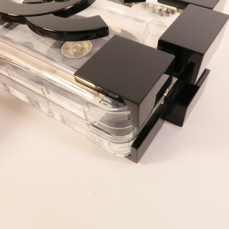 CHANEL PVC Boy Brick Lego Clutch肩背袋-12