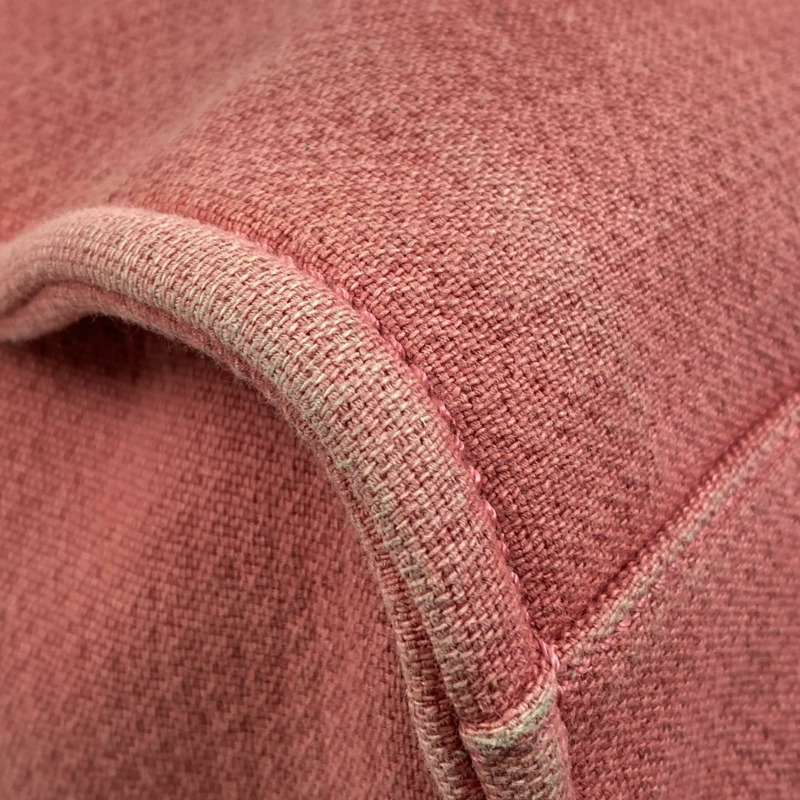 △ CHANEL 香奈兒 Pink Canvas Silver Tone Metal Deauville No.15 Chain Shoulder Bag 粉紅色帆布銀色金屬No.15鎖鏈肩背包-267010683-6
