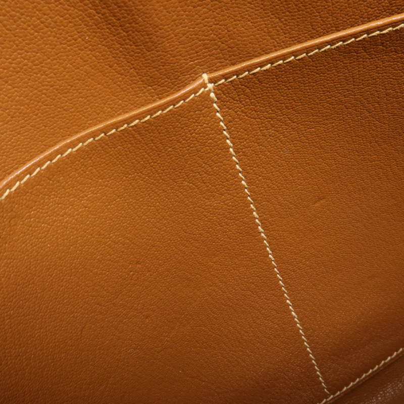 HERMES Clemence皮革Kelly 32手挽肩背兩用袋Gold-18