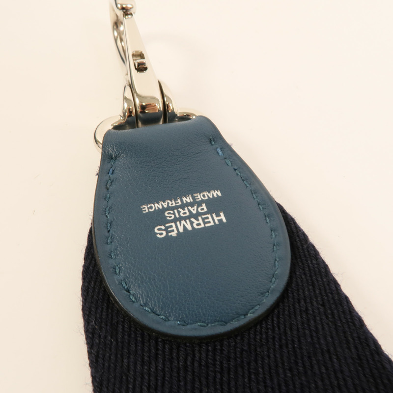 HERMES Swift皮革Berline 28銀扣肩背袋Bleu Colvert-6