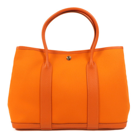 HERMES Toile Garden Party PM手挽袋Feu